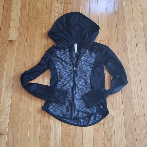Girls Youth 90 Degree By Reflex Jacket Hoodie Athletic Size Large/12 - Picture 2 of 4